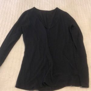 Black lululemon button down thermal